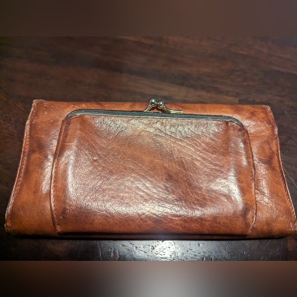 Buxton Heiress Organizer Clutch, Cognac - Picture 2 of 6